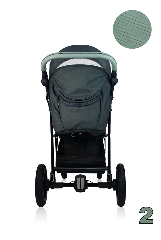 Zebra Eko - pushchair with enough space to storage, with the pocket and basket